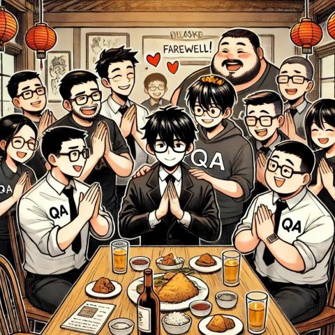 果凍智能科技 - 再見了QA伙伴,謝謝你們在高級料理店偷偷結帳請客的舉動,也謝謝你們多年的照顧~ 果凍智能科技 - 再見了QA伙伴,謝謝你們在高級料理店偷偷結帳請客的舉動,也謝謝你們多年的照顧~