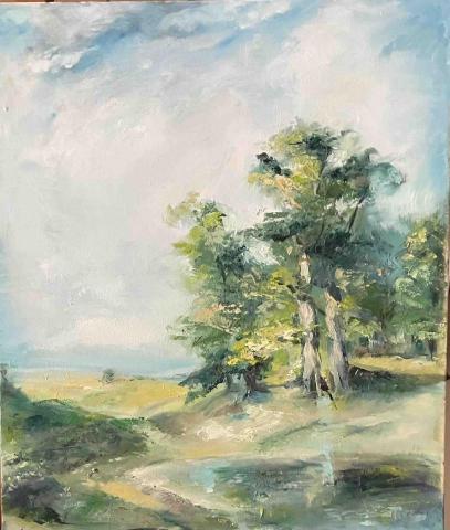 王芷妍 - 風景油畫客製 10(p)53x 41cm