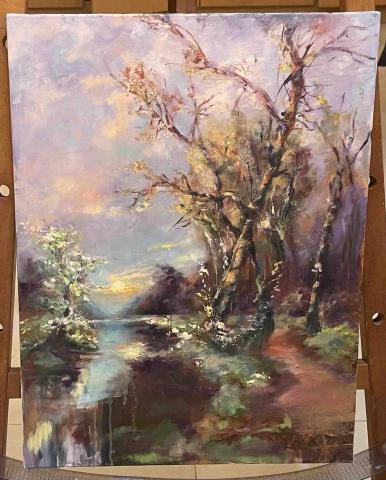 王芷妍 - 風景油畫客製 10(p)53x 41cm