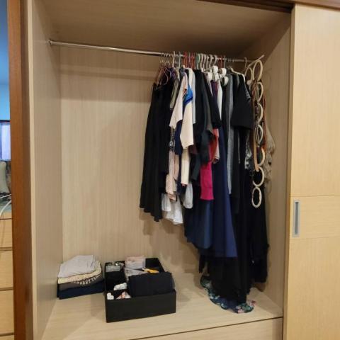 悠子整理 - 衣櫥整理後