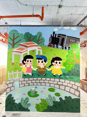 就是我畫彩繪壁畫工作坊 - 