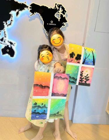 福福老師|兒童藝術探索 - 學生作品✧粉彩