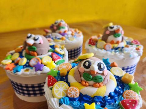 福福老師|兒童藝術探索 - 學生作品✧奶油膠和黏土