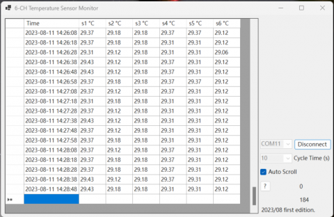 田先生  水電、物聯網 - 客製化多通道溫度記錄器，電腦直接紀錄成excel