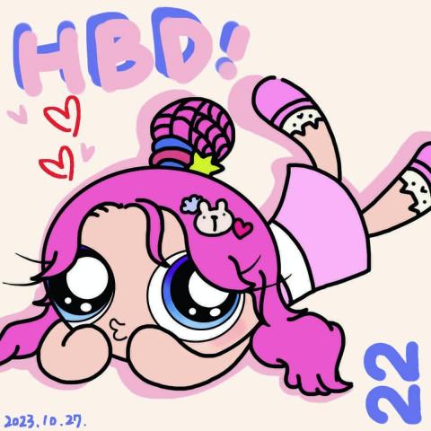 邱子晏 - 飛天小女警生日卡片製作 客製化