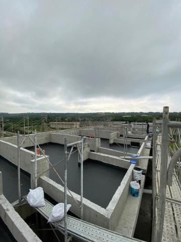 阿哲 - 建案屋頂Pu防水