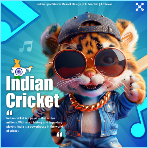 ArtifexAI迅藝-你的美術許願池 - 方形AD設計，吉祥物造型設計。