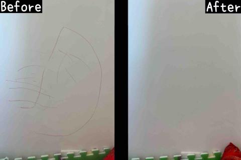 曾睿婕 - 牆壁蠟筆塗鴉清理