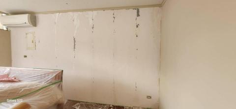 秝研油漆 防水工程 - 新竹市東區，社區名稱：比利弗山莊 得利乳膠漆（藤色）+拆除壁紙 完成品