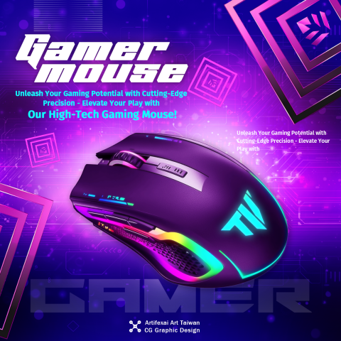 ArtifexAI迅藝-你的美術許願池 - 方形AD設計