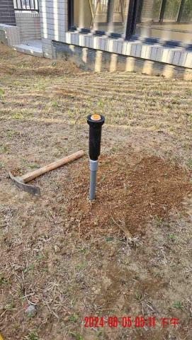 鴻毅消防有限公司 - 花圃噴罐 系統配管更新 施工後