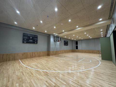 肆意塗裝設計 - 台北市頂級豪宅 (2/8)

服務項目：油漆與塗裝工程
客戶在北市精華地段持有一整棟物產，給家人入住。其中一層規劃做為籃球場與運動空間。我們使用最頂級的進口漆料與特殊塗料，為客戶打造奢華而舒適的運動空間。