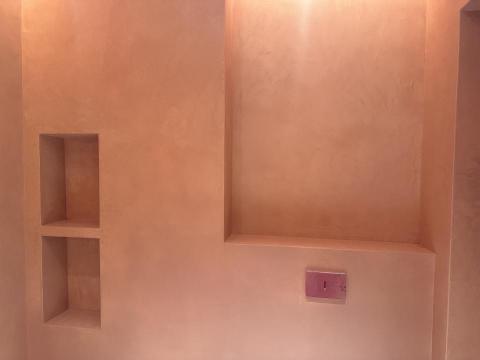 肆意塗裝設計 - 台北市頂級豪宅 (7/8)

服務項目：油漆與塗裝工程

浴室我們使用微水泥為客戶打造一個溫暖、樸素而奢華且耐用易保養的空間