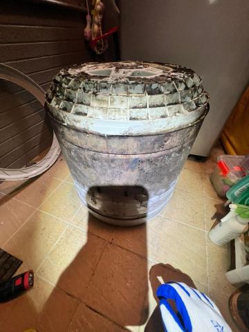 鑫樂達專業家電清洗 - 洗前髒污程度