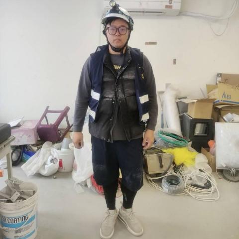 提供消防服務的專家劉家紘