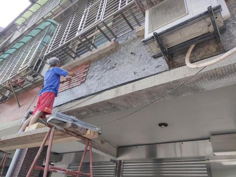 詹朝欽 - 貼磚（二丁掛）