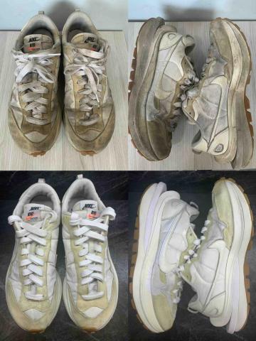 喆耀洗護/洗鞋-斗六店 - 很火的Sacai 直接超級髒? 麂皮鞋要注意的是，洗完麂皮部分可能會褪色喔，如果能接受的再詢問！