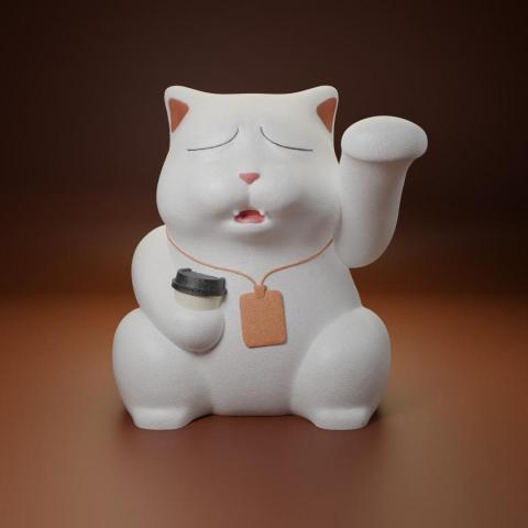 河狸造物 - 擺飾品3D建模與模擬圖