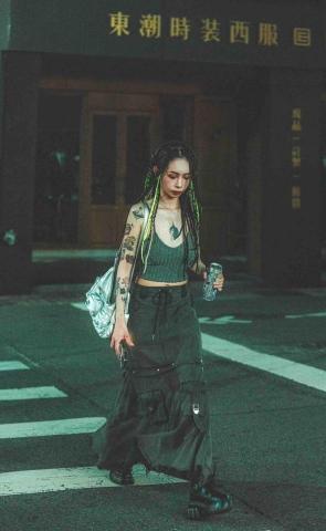 林承鋒 - 模特街頭夜拍