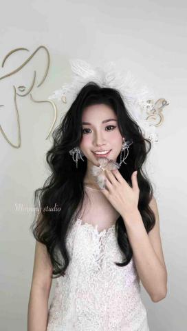 Baby - 小紅書熱門新娘水波紋披髮造型