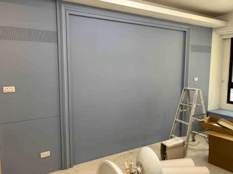 建均工程 - 木色牆改灰色牆 建均工程 - 木色牆改灰色牆