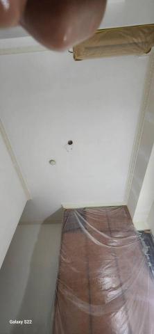 秝研油漆 防水工程 - 新竹市北區社區名稱：慶華綠晶 全室乳膠漆+跳色油漆（虹牌鄉居+I白+得利雄鹿白改色女裝灰+司曼特燕麥黃） 施工中