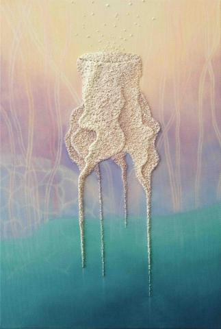 姍姍美術老師 - 老師作品（油彩、塑型劑）系列-1