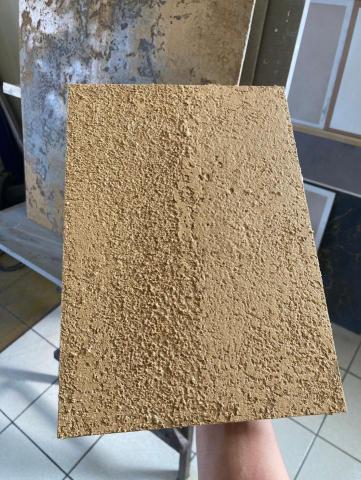 zix-saing Lan - 土質礦物漆  黃土牆