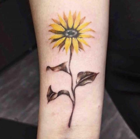 人體彩繪工作室 - 花卉紋身