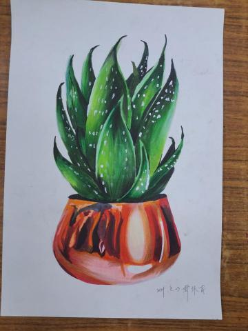 鄭詠育 - 麥克筆與色鉛筆