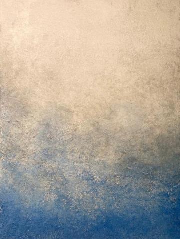 zix-saing Lan - 土質礦物漆  山水風