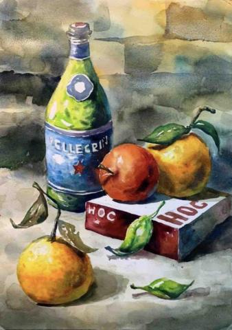 小雨老師🌧️美術教學🎨👩🏻&zwj;🎨 - 水彩示範