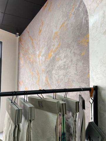 塗藝圖 - 土質礦物漆  斑駁藏金