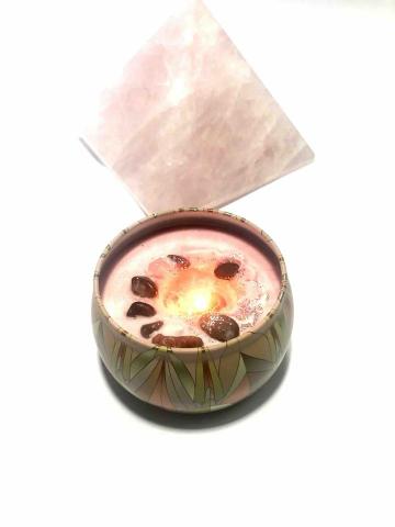 莫妮卡手作（手工皂區） - 脈輪精油香氛蠟燭