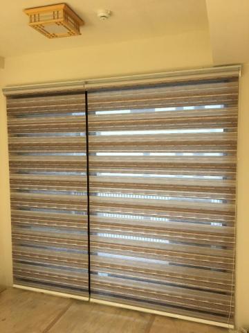 林租亦 - 客戶落地窗安裝調光捲簾