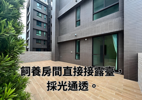 Karen Hsieh - 飼養房間直接接露臺，採光通透