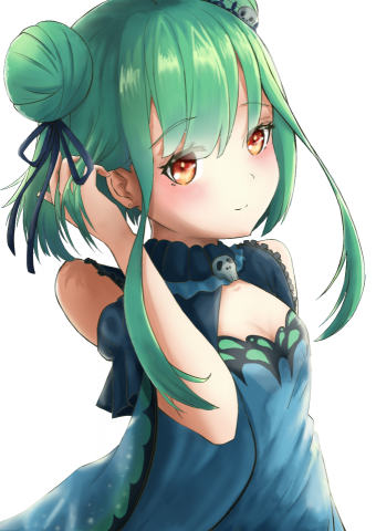 YUZURA - 半身彩色插圖[不含背景](二創)(範例)