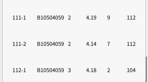 陳芔妡 - 大學排名證明