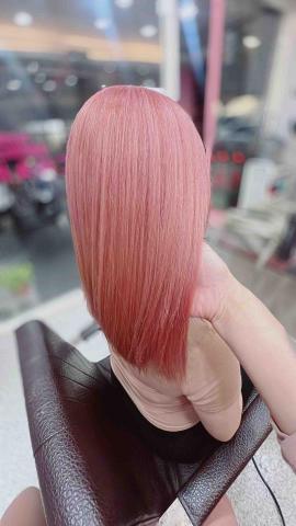 小夢 - 粉橘色需經漂退再做上色