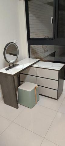 物流配送，傢俱組裝拆解，急件跑腿 - 伸縮化粧鏡台組含椅