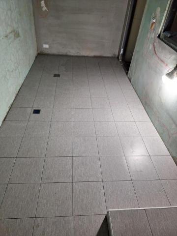 啟程泥作修繕工程 - 廚房後陽台地板鋪設磁磚 施工後