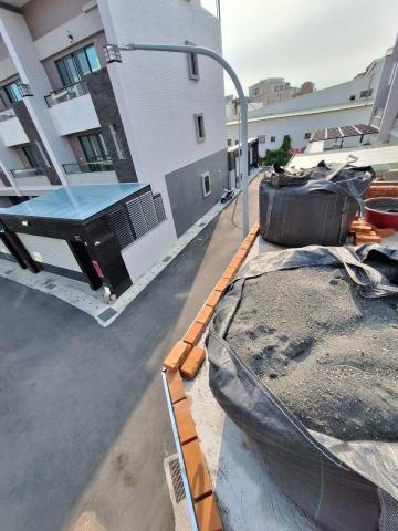 啟程泥作修繕工程 - 圍牆砌磚 施工中