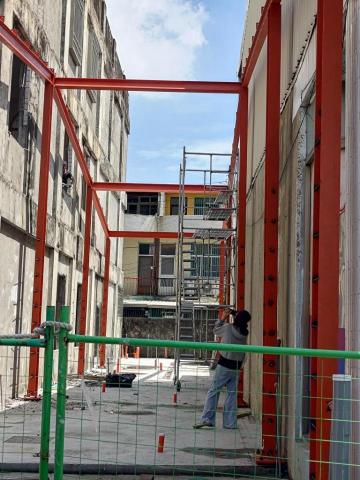 大吉鷹架工程行 - 新營區輪式活動架