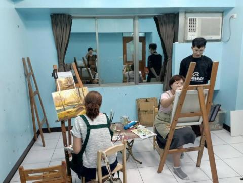 曾堃竣 - 成人油畫課程  進階班