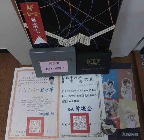 施博允 - 成功高中第三名畢業?