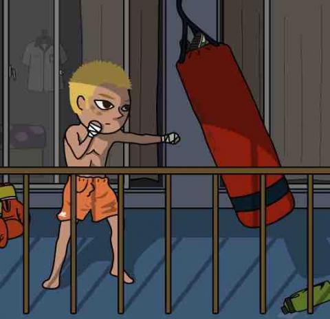 宣華上等個人工作室 - 插畫-拳擊手