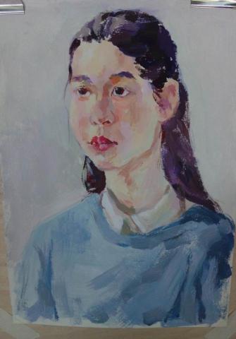 黃姁 - 運用水粉畫的色彩作品