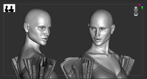Tommy Lin - Maya,Zbrush製作 寫實人像