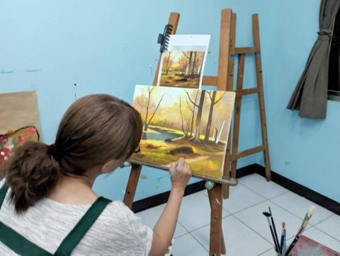 曾堃竣 - 成人油畫課程