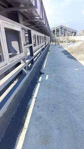 鑫盛防水 - 運動館屋頂L角施作